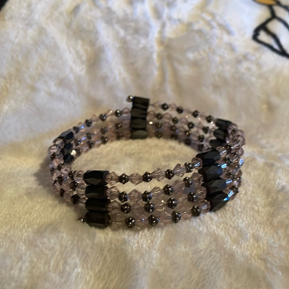 Vintage magnetic wraparound bracelet